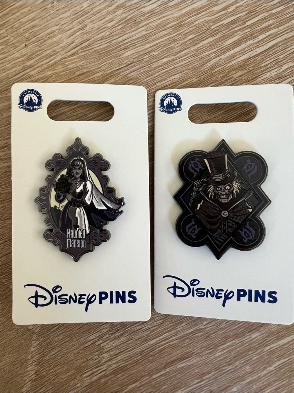 Disney Haunted Mansion Black Enamel Pin Set